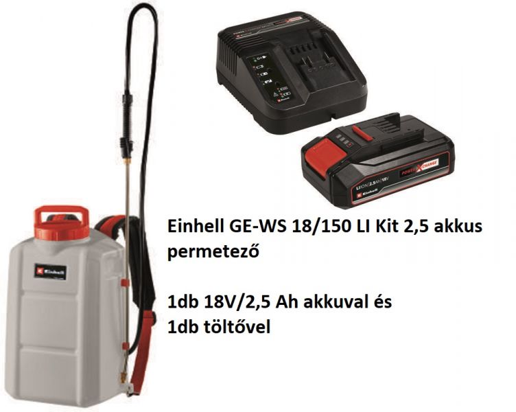 Einhell GE-WS 18/150 LI Kit 2,5