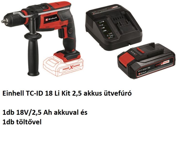 Einhell TC-ID 18 LI Kit 2,5