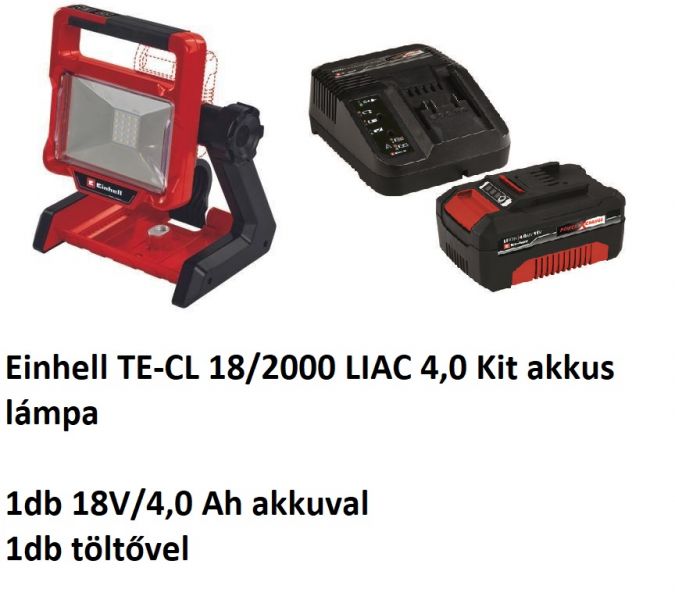 Einhell TE-CL 18/2000 LIAC 4,0 Kit