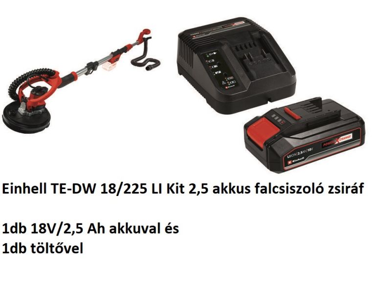 Einhell TE-DW 18/225 LI Kit 2,5