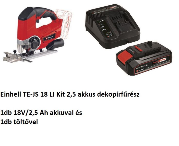 Einhell TE-JS 18 LI Kit 2,5