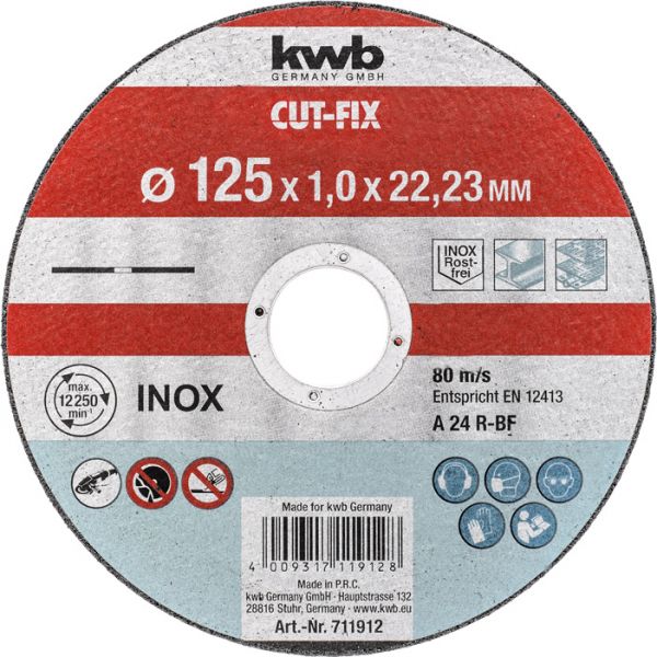 KWB PROFI CUT-FIX extravékony vágókorong 115 mm