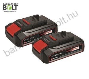 Einhell 18V 2X2,5 Ah Power X-Change Twinpack akku (4511518)