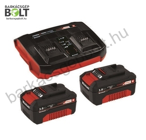 Einhell 18V 2X3,0 Ah Power X-Change Twincharger akku Kit (4512083)