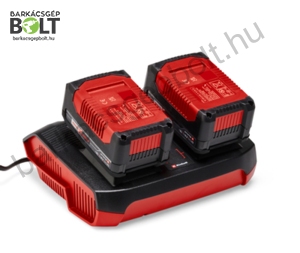 Einhell 18V 2X4,0 Ah Power X-Change Twincharger akku Kit (4512112)