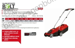 Einhell GE-CM 18/32 LI-Solo akkus fűnyíró (3413256)