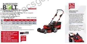 Einhell GP-CM 36/47 S HW LI Kit (4X4,0Ah) akkus fűnyíró (3413200)