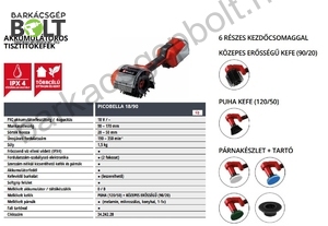 Einhell PICOBELLA 18/90-Solo akkus tisztítókefe (3424220)