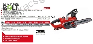 Einhell GE-LC 18/25 LI Kit akkus láncfűrész (4501760)