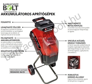 Einhell REDAXXO 36/25-Solo akkus ágaprító (3430710)