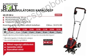 Einhell GE-CR 30 Li-Solo akkus kapálógép (3431200)