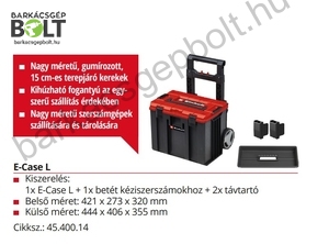 Einhell E-Case L koffer kerekekkel (4540014)