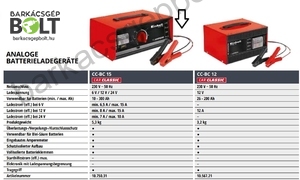 Einhell CC-BC 15 akkutöltő (1075031)