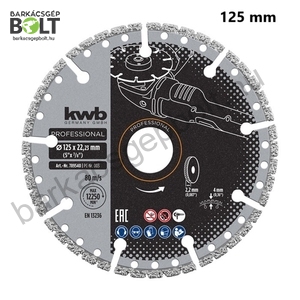 KWB 789540 gyémánt vágótárcsa 125 mm