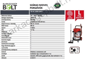 Einhell TE-VC 2350 SACL elektromos száraz-nedves porszívó (2342475)