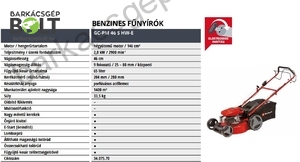 Einhell GC-PM 46 S HW-E benzinmotoros fűnyíró (3407570)