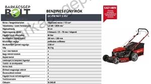 Einhell GC-PM 56/2 S HW benzinmotoros fűnyíró (3404860)