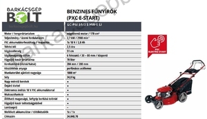 Einhell GC-PM 51/3 S HW-E Li benzinmotoros fűnyíró (3404870)