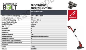 Einhell GC-ET 4530 Set elektromos fűszegélynyíró (3402022)