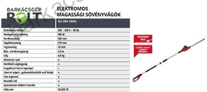 Einhell GC-HH 5056 elektromos magassági sövényvágó (3403870)