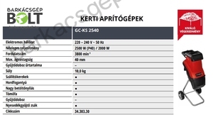 Einhell GC-KS 2540 elektromos ágaprító (3430330)