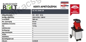 Einhell GC-KS 2540 CB elektromos ágaprító (3430400)