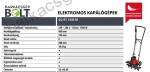 Einhell GC-RT 1545 M elektromos kapagép (3431060)