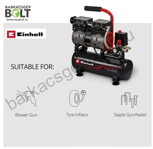 Einhell TE-AC 110/6 Silent Plus elektromos csendes kompresszor (4020600)