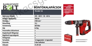 Einhell TE-DH 12 elektromos bontókalapács (4139100)