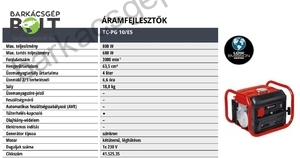 Einhell TC-PG 10/E5 benzinmotoros áramfejlesztő (4152535)