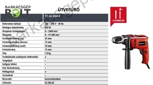 Einhell TC-ID 650 E elektromos ütvefúró (4258682)