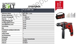 Einhell TC-ID 1000 E KIT elektromos ütvefúró (4259844)