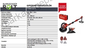 Einhell TE-DW 225 X elektromos falcsiszoló, zsiráf (4259960)