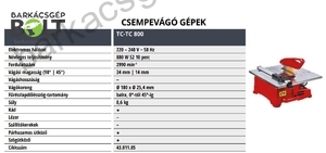 Einhell TC-TC 800 elektromos csempevágó (4301185)