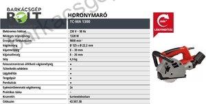 Einhell TC-MA 1300 elektromos falhoronymaró (4350730)