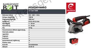 Einhell TE-MA 1500 elektromos falhoronymaró (4350735)