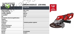 Einhell TE-AG 230 elektromos sarokcsiszoló (4430870)