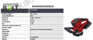 Einhell TE-RS 40 E elektromos excentercsiszoló (4462000)