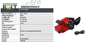 Einhell TC-BS 8038 elektromos szalagcsiszoló (4466260)