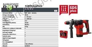 Einhell TC-RH 28 3F elektromos fúrókalapács (4258002)