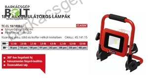 Einhell TC-CL 18/1800 LI-Solo akkus lámpa (4514115)