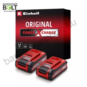 Einhell 18V 2X4,0 Ah Power X-change Plus akku Twinpack (4511629)