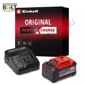 Einhell 18V 5,2 Ah Plus Power X-Change Starter-Kit (4512147)