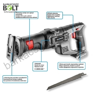 Graphite 58G017 akkus orrfűrész