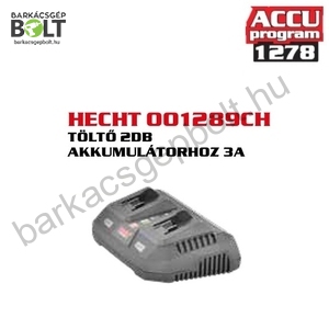 Hecht 001289CH akku töltő dupla